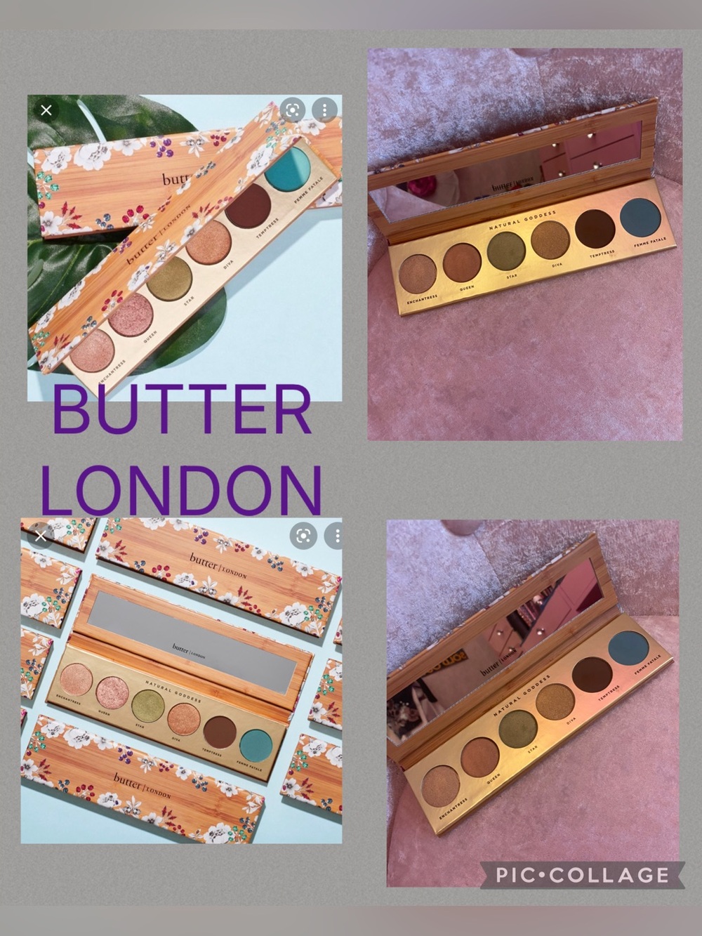 - BUTTER LONDON NATURAL GODDESS eyeshadow palette